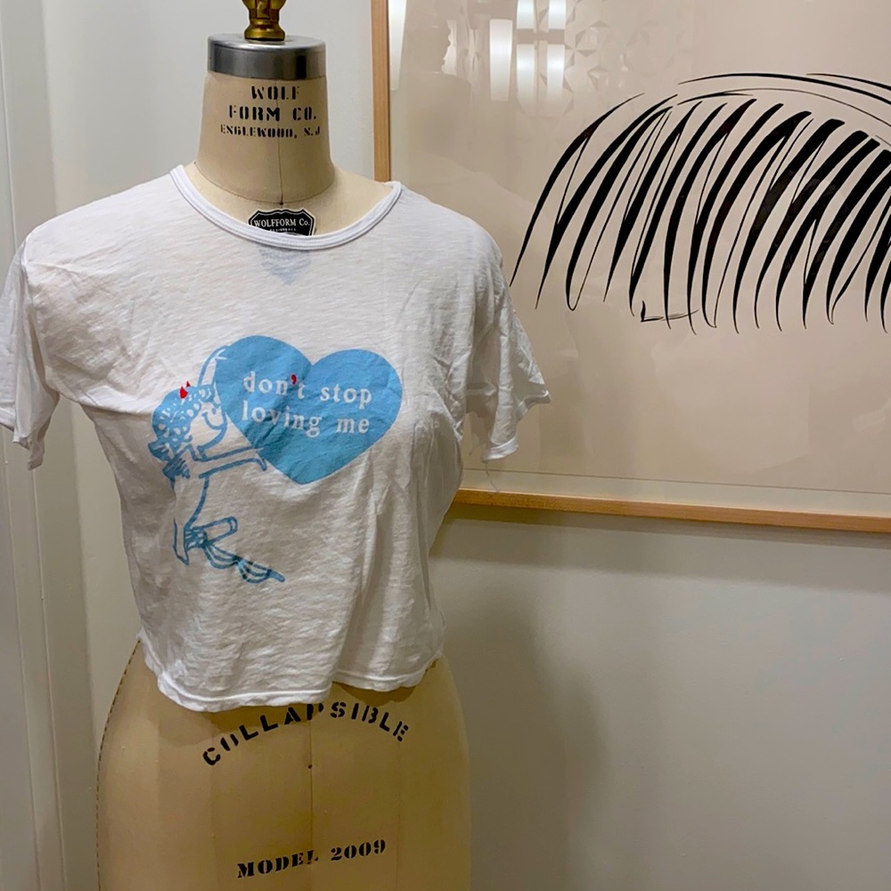 Boys Lie Crop Tee